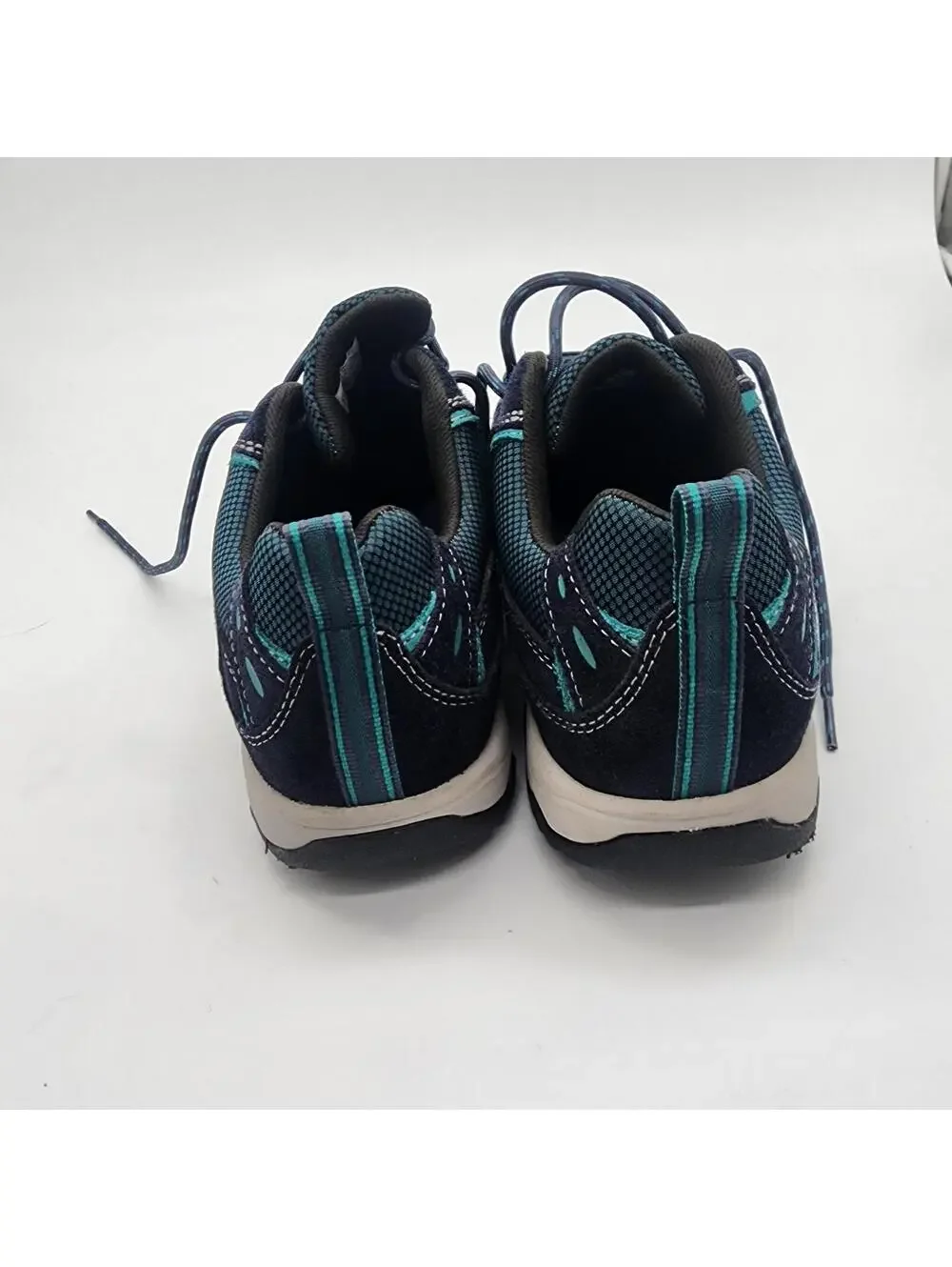 L.L. Bean Trail Model Hiker 4 navy hiking shoes 11 wide - Picture 2 of 8